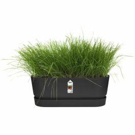 Jardinera Elho Negro 50 cm Plástico Ovalada