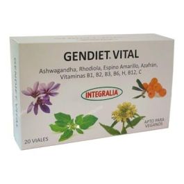 INTEGRALIA 20Amp. Gendiet Suplemento a base de plantas y vitaminas para el sistema nervioso. Apto para veganos. Precio: 21.5000005. SKU: B18WK93VX6