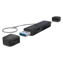 ICY BOX IB-CR203-CU3 Lector de Tarjetas 3 en 1 USB 3.2 Gen 1 Tipo-A/Tipo-C MicroSD SD Negro Aluminio 2TB Precio: 19.6746. SKU: B1D8VSFRLL