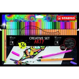 Rotulador Fibra Stabilo Pen 68/Point 88 Arty Line Estuche De 36 18X Pen 68 18X Point 88 Precio: 37.50000056. SKU: B1KNLXJQEH