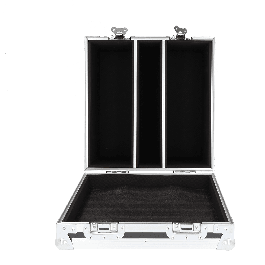 Algamlight Flight Case para 2 Blinder 400 CW WWA / FL600V-IP de Madera con Espuma, Cierres de Mariposa y Ruedas