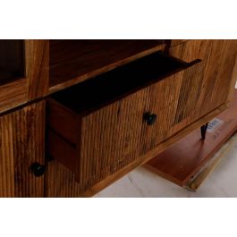 DKD Home Decor Vitrina Colonial Marron Negro 145 x 162 x 40 cm