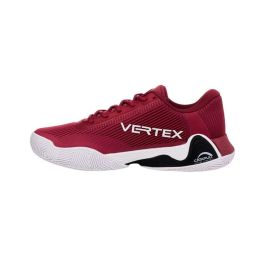 Zapatillas de Padel para Adultos Bullpadel Vertex Vibram 25I Rojo Oscuro 40,5