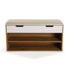 Zapatero con cajón Maren Versa, 30x47x90 cm, madera MDF Zapatero con cajón Maren Versa, 30x47x90 cm, madera MDF
