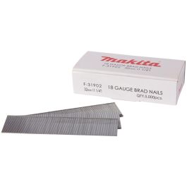 Makita F-31902 Clavo de Puntilla 1.2 x 32mm Metal Galvanizado Cabeza Plana para Madera - 5000 pzs Precio: 28.58999979. SKU: B1CCNZGAJH