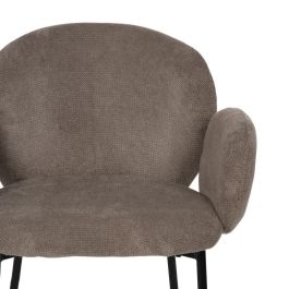 Silla Taupe Tejido-Metal 66 X 60 X 79 cm