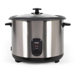 LIVOO DOC293 Olla Arrocera y Vaporera de Acero Inoxidable 2.8L 1000W con Función Mantener Caliente