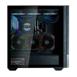 Zalman Z10 DS Caja PC Midi Tower Negra ATX/Micro ATX/Mini-ITX con ventana lateral de vidrio templado para HDD/SSD