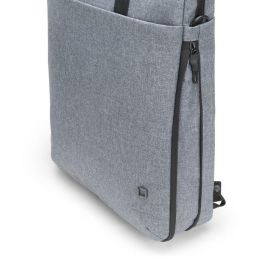 Dicota Eco MOTION Bolsa Tote Convertible Mochila para Portátil 13-15.6" Tablet 12.9" RPET Reciclado Resistente Agua Blue Denim