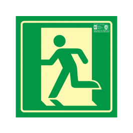 Syssa Pictograma Señal Salida Emergencia Izquierda PVC Fotoluminiscente 210x210 mm Precio: 3.50000002. SKU: B1DMFFPQV3