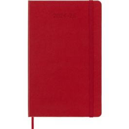 Agenda 18 Meses 2024-2025 Semanal P (9 X 14 Cm) Rojo Escarlata Tapa Blanda Moleskine DSF218WN2Y25