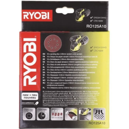 Ryobi 10 Discos para Lijadora Excéntrica 125 mm Grano 100/120/240/320 Agarre Automático Precio: 23.94999948. SKU: B1F7SEFWEN