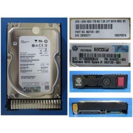 Hewlett Packard Enterprise 1TB SATA III 7.2K rpm LFF SC MDL Disco Duro (HDD) para Servidor 3.5"