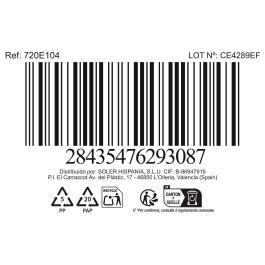 La Mediterranea Bandeja Oval "Scratch Blue" 35.7 x 20.5 x 3 cm (6 Unidades)