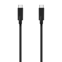 Cable USB 3.2 Tipo-C Aisens A107-0705 10GBPS 5A 100W/ USB Tipo-C Macho - USB Tipo-C Macho/ Hasta 100W/ 2500Mbps/ 3m/ Negro