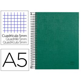 Cuaderno Espiral Liderpapel A5 Micro Papercoat Tapa Forrada 140H 75 gr Cuadro5 mm 5 Bandas 6 Taladros Verde Precio: 6.7639004235. SKU: B1ALZ9TEH7