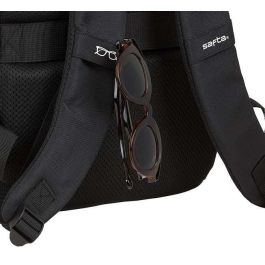 Mochila para Portátil Safta 14,1'' Negro 28 x 42 x 16 cm