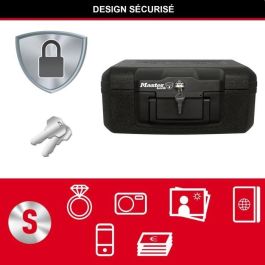 MASTER LOCK Caja de seguridad a prueba de fuego transportable - 5L - para documentos, USB, etc.