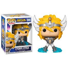 FUNKO Figura POP Cygnus Hyoga Saint Seiya Caballeros del Zodiaco Vinilo 9cm Caja con Ventana