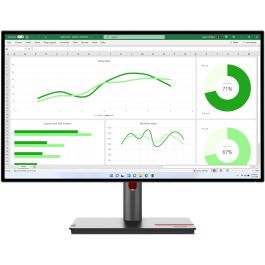 Lenovo P27q-30 ThinkVision Monitor 27" QHD (2560x1440) IPS 60Hz 4ms HDMI DP Pivot Black