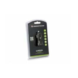 Conceptronic Cargador Coche Carden03B 2 Puertos USB