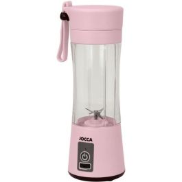 Jocca AAABG08567 Licuadora portátil SWEET 380 ml con batería 2000 mAh recargable USB Rosa