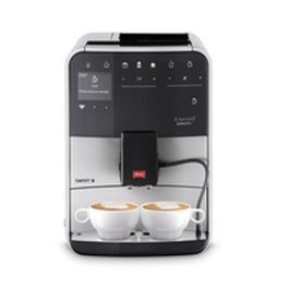 Melitta F831-101 Cafetera Súper Automática Barista T Smart 5 Intensidades de Café, Limpieza y Descalcificación Auto, 1.8L, sin Leche, Plateada