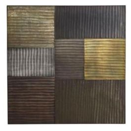 Decoracion Pared Glam DKD Home Decor Negro Dorado 3 x 91 x 91 cm Precio: 92.69000026. SKU: S3029483