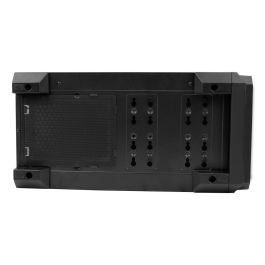 GENESIS Irid 503 ARGB Micro Torre Negro, Transparente con 4 Ventiladores ARGB Incluidos