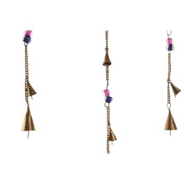 DKD Home Decor Decoracion Colgante Multicolor Metal Acrilico 2 x 71 x 25 cm (6 Unidades)