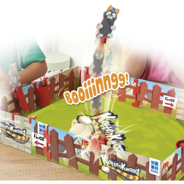 Megableu MEG3760046781550 Juego de mesa Chat'Panic - Mueve a tu gato hacia adelante, evita al perro Moloss' - Idioma francés