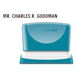 X'stamper Sello Personalizable Q-05, Color Negro, Medidas 4x60 mm Precio: 6.50000021. SKU: B1D8CYJCYL