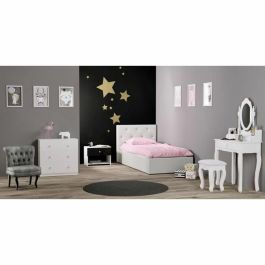 FINLANDEK FIN7033249 Cómoda de Dormitorio TYYLIKÄS, Estilo Contemporáneo, Acabado Blanco - 72 cm de Largo
