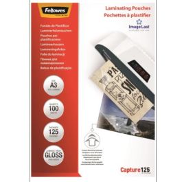 Funda Plastificar Fellowes Brillo 303X426 (A3) 125Μ Paquete De 100 Precio: 27.95000054. SKU: S8407185