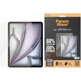 PanzerGlass Protector de Pantalla Ultra-Wide Fit iPad Air 11" (2024-2025) / iPad 10.9" (2022), Antigolpes y Rayones, Anti-Huellas