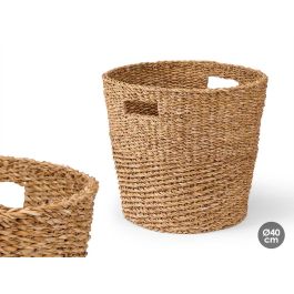 Giftdecor Cesto Cónico con Asas de Alga de Mar Marrón 40 cm de diámetro x 36 cm de alto (2 Unidades) Precio: 38.59000002. SKU: B1GPAGE52Q