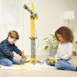 Smoby Grúa Radio Control Mighty Crane 110 cm Gira 360° con Mando por Cable Niños +3 años