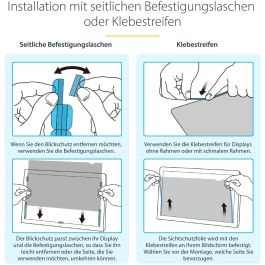 StarTech Filtro de Privacidad Dorado para Monitor 24 Pulgadas 16:9 Reversible Brillante Reduce Luz Azul