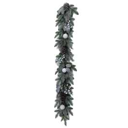 DKD Home Decor Guirnalda Navidad Alpina Verde Blanco 152 cm con 35 Leds y 3 Pilas AA (Pack de 2 Unidades) Precio: 59.50000034. SKU: B19B8LW4DH