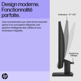 HP V24i G5 Monitor FHD de 23.8 Pulgadas (60.5 cm), Pantalla Nítida para Productividad Diaria en Oficina y Estudio, Diseño Elegante