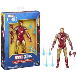 Hasbro F9126 Figura Coleccionable Iron Man Mark 85 Marvel Legends Avengers: Endgame 15 cm articulada con manos y efectos repulsores