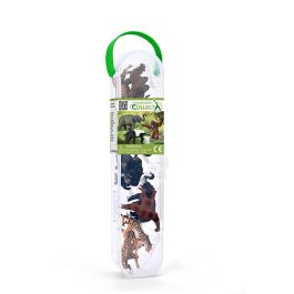 Collecta A1212-C Tubo Mini Animales Salvajes Coleccionables 12 Unidades Juguete para Niños +3 años
