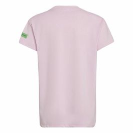 Camiseta de Manga Corta Infantil Adidas x Marimekko Rosa