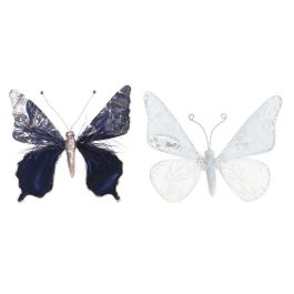 Figura Navidad Moderna DKD Home Decor Azul Celeste Azul Marino 3 x 19 x 23 cm (2 Unidades) Precio: 10.89. SKU: B16JYM49FE