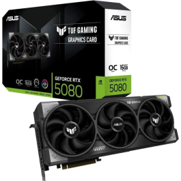 Asus Tarjeta Gráfica TUF Gaming GeForce RTX 5080 OC 16GB GDDR7 90YV0M30-M0NA00 Precio: 1600.50000033. SKU: B1CBMR7YY8