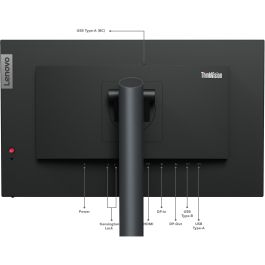 Lenovo P24q-30 Monitor 23.8" QHD IPS 2560x1440 60Hz 4ms HDMI DP USB Negro