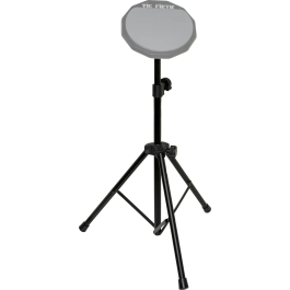 QuikLok PPS/001 Soporte Para Pad De Práctica De Batería Ajustable y Plegable con Bolsa de Transporte Incluida - Negro