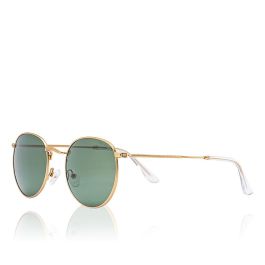 Paltons Sunglasses TALASO 0821 145 mm Gafas de Sol Mujer Lente Verde Polarizado Montura Dorada Acero Inoxidable