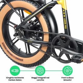 Bicicleta Eléctrica Youin BK1750 LUXOR II PRO A/N Amarillo 250 W
