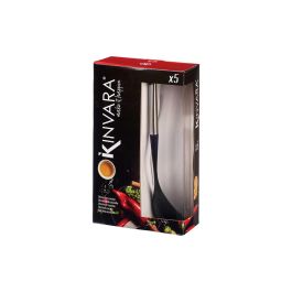 Set 5 Utensilios Cocina Mango Acero Kinvara - Negro (6 Unidades) Set 5 Utensilios Cocina Mango Acero Kinvara - Negro (6 Unidades)